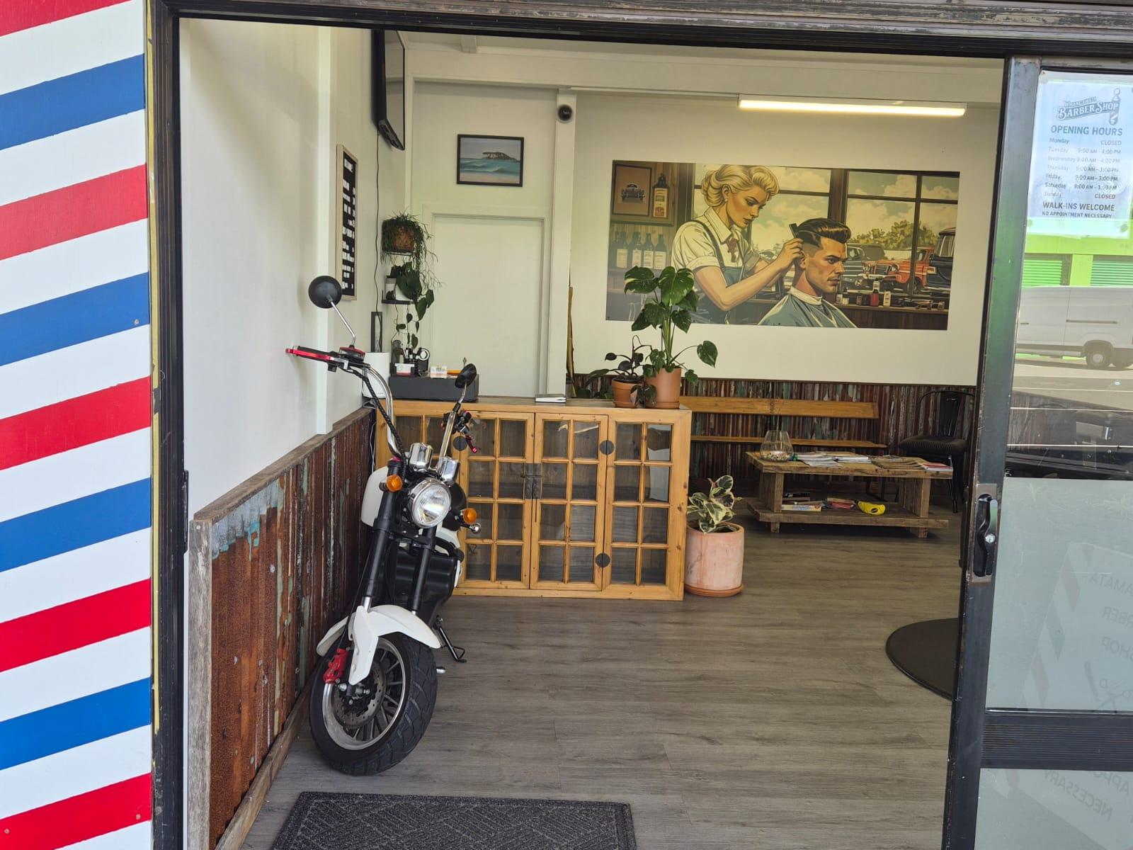 Whangamata Barbers Storefront